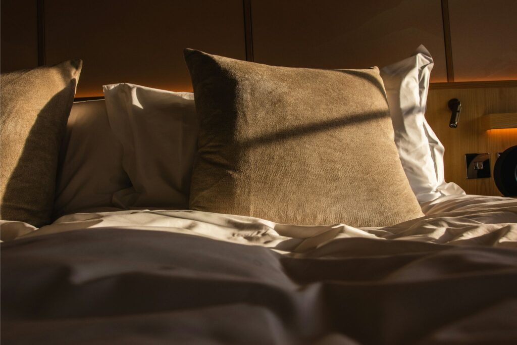 Luce naturale sul letto